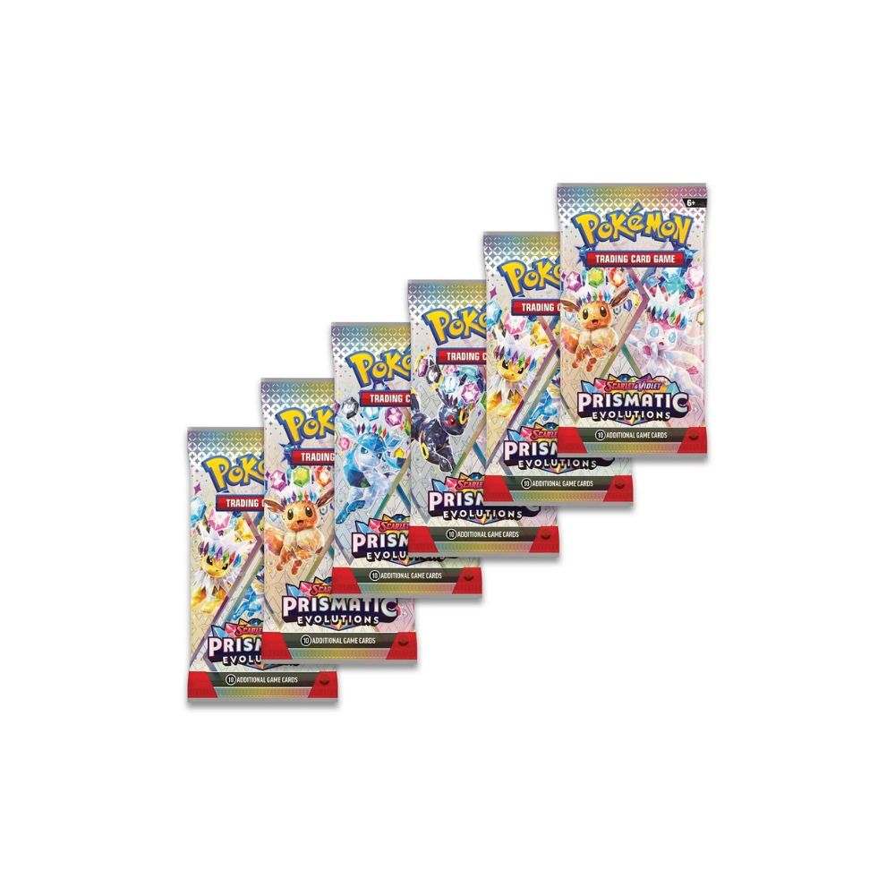 Pokemon TCG Prismatic Evolutions Booster Bundle contents of Booster Packs. Sergio's Collection