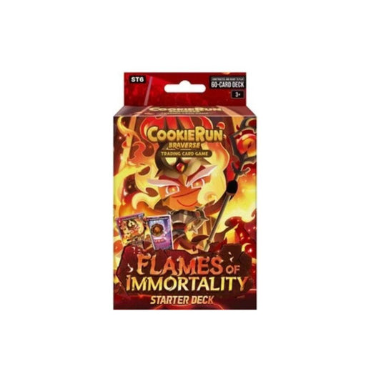 CookieRun Braverse TCG Legendary Cookie Starter Deck Red Flames of Immortality